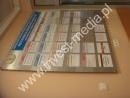 Board for cards A5x36 - 125x125cm