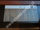 Glass and steel directional board